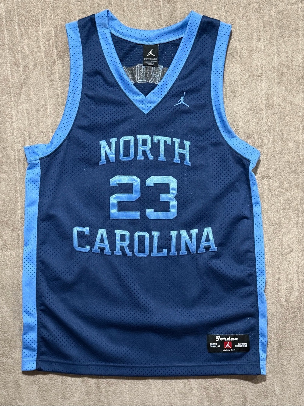 Jordan Brand #23 North Carolina Tar Heels Eighty-Two Basketball Jersey Medium